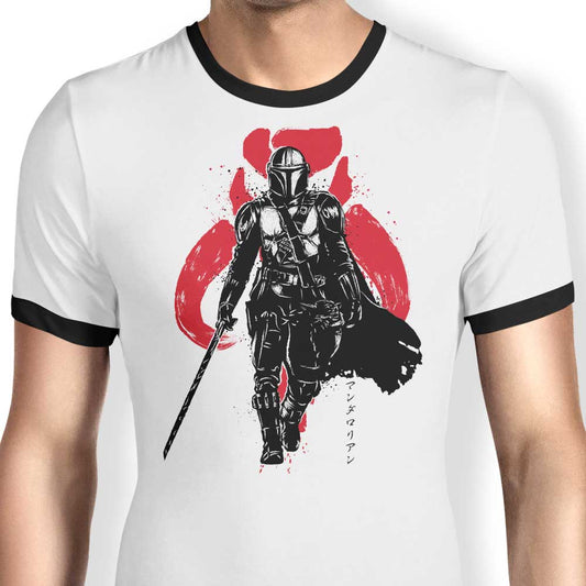 Dark Wielder Sumi-e - Ringer T-Shirt