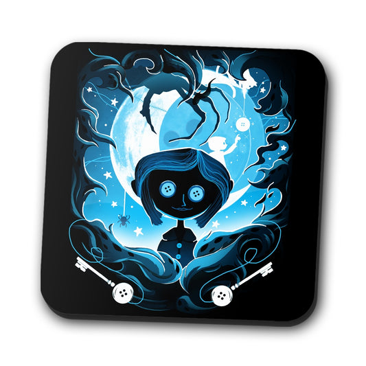 Darkness Button - Coasters