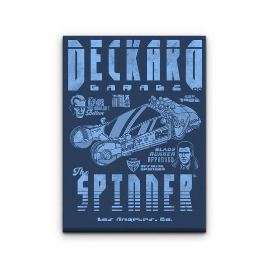 Deckard Garage - Canvas Print