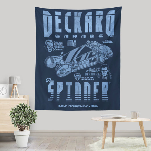 Deckard Garage - Wall Tapestry