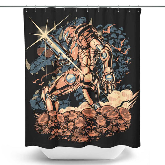 Deep Space Hunting - Shower Curtain