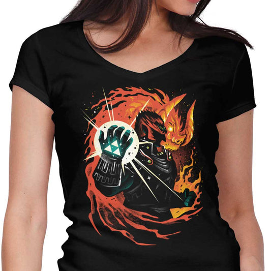 Demon King - Women's V-Neck