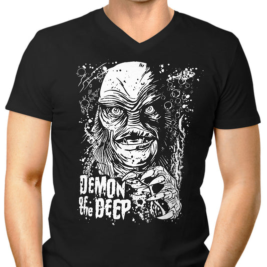 Demon of the Deep - Men's V-Neck