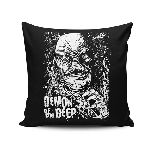 Demon of the Deep - Throw Pillow