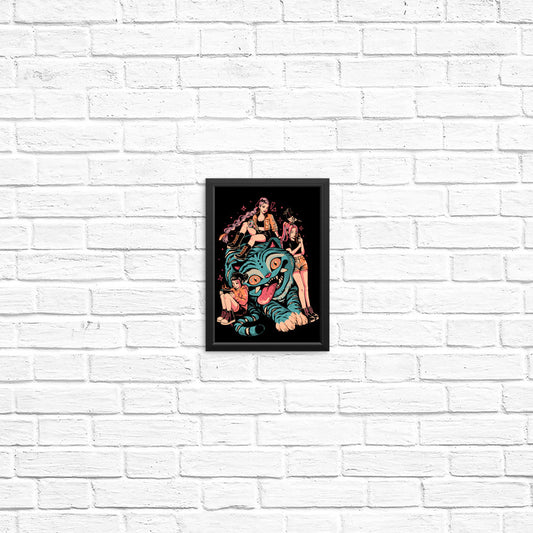 Demon Pillow - Posters & Prints