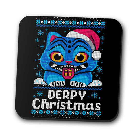 Derpy Christmas Sweater - Coasters