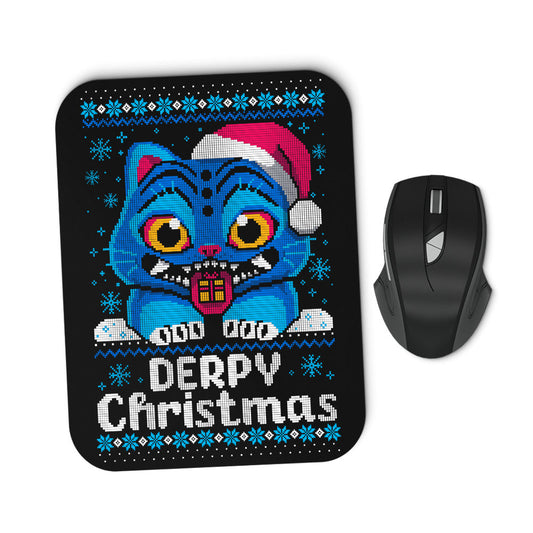 Derpy Christmas Sweater - Mousepad