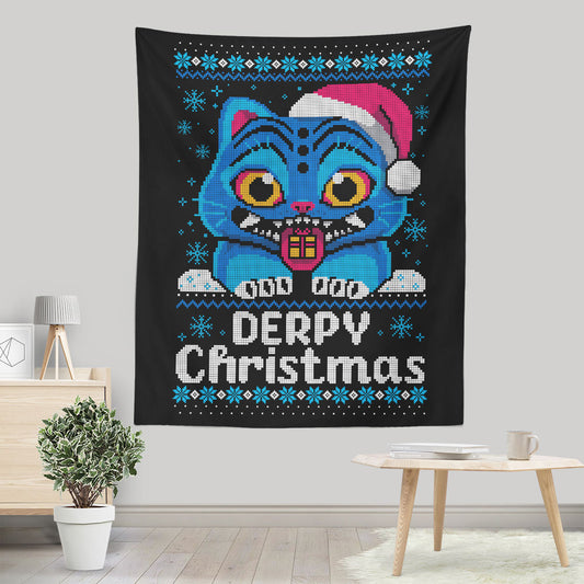 Derpy Christmas Sweater - Wall Tapestry
