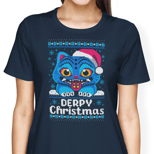 Derpy Christmas Sweater - Women's Apparel