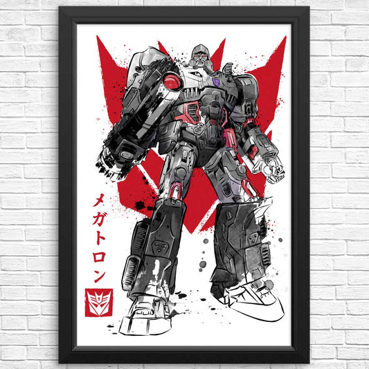 Destruction Sumi-e - Posters & Prints