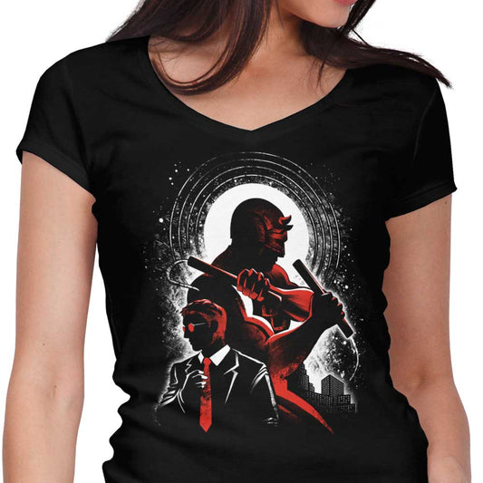 Devil Lawyer - Women's V-Neck
