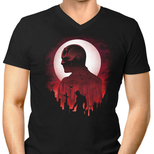 Devil Under the Moon - Men's V-Neck