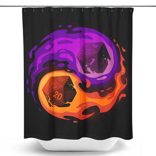 Dice Balance - Shower Curtain