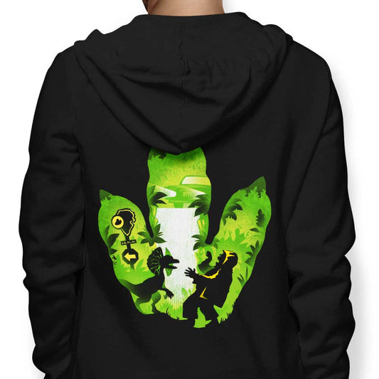 Dilophosaurus Footprint - Hoodie