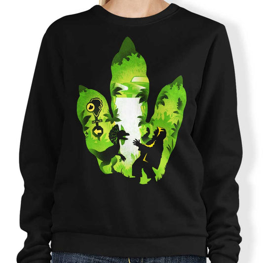 Dilophosaurus Footprint - Sweatshirt