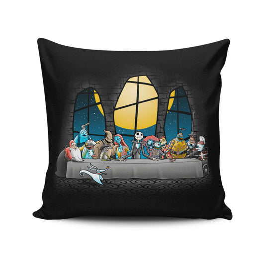 Dinner Before Christmas - Throw Pillow