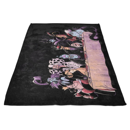 Dinner of Villains - Fleece Blanket