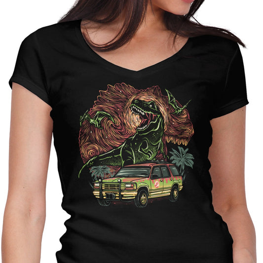 Dino Expedition - Women's V-Neck