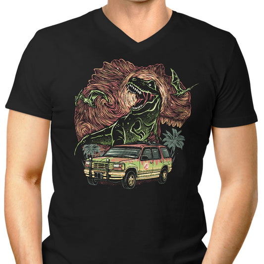 Dino Expedition - Men's V-Neck