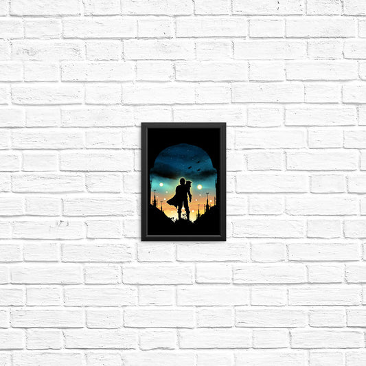 Djarin Sunset - Posters & Prints