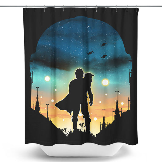Djarin Sunset - Shower Curtain