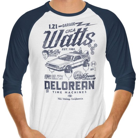 Doc Brown Customs - 3/4 Sleeve Raglan T-Shirt