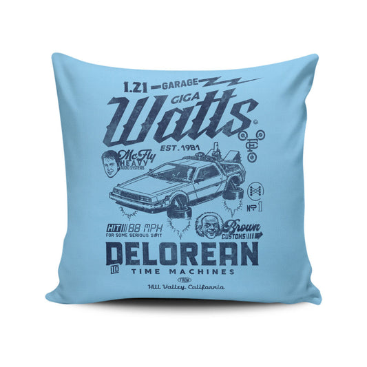 Doc Brown Customs - Throw Pillow