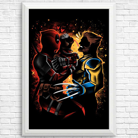 Dogpool Love - Posters & Prints