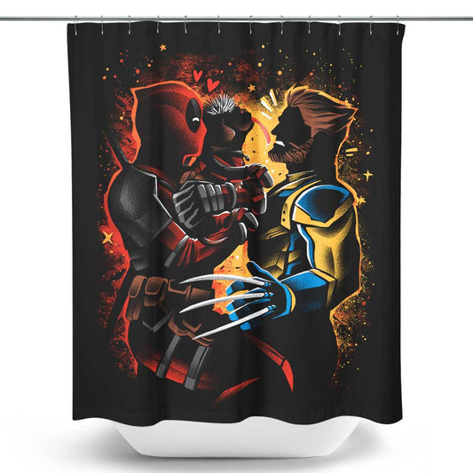 Dogpool Love - Shower Curtain