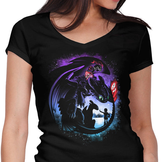 Dragons and Tees - Women's V-Neck