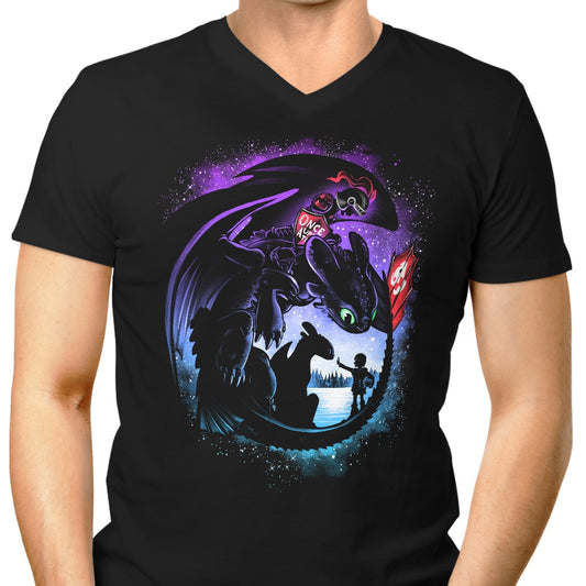 Dragons and Tees - Men's V-Neck