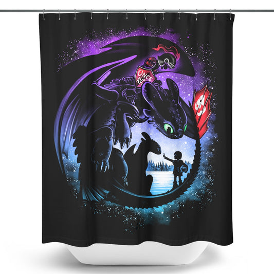 Dragons and Tees - Shower Curtain