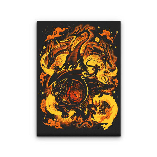 Dragon's Festival - Canvas Print