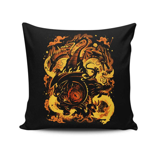Dragon's Festival - Throw Pillow