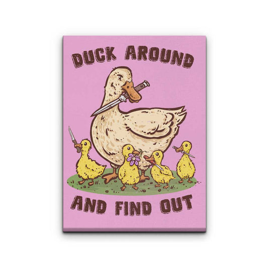 Duck Around - Canvas Print