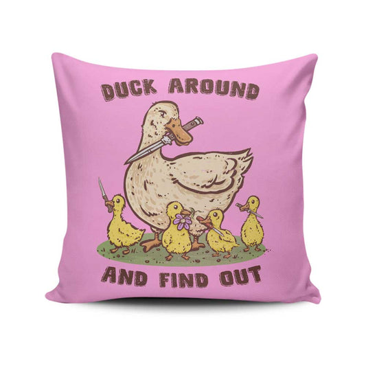 Duck Around - Throw Pillow