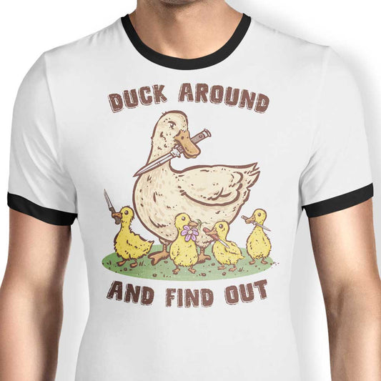 Duck Around - Ringer T-Shirt