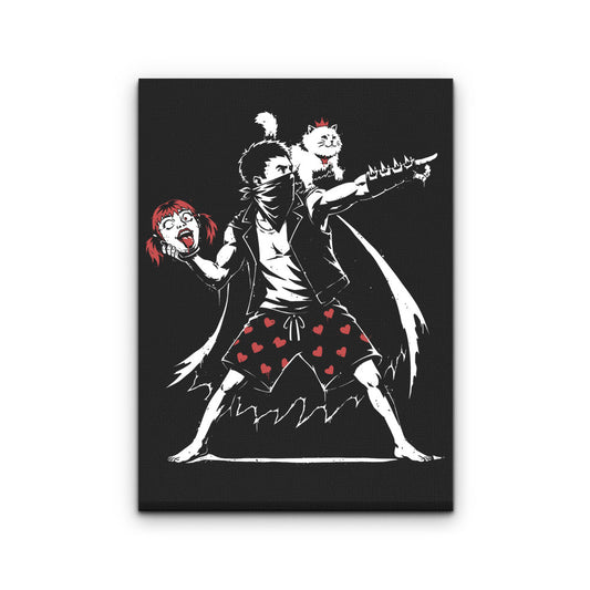 Dungeon Crawler Graffiti - Canvas Print