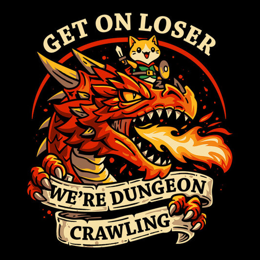 Dungeon Crawling Dragon - Long Sleeve T-Shirt