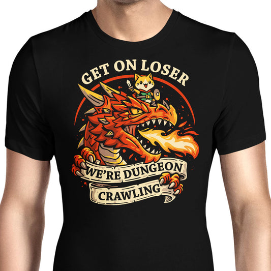 Dungeon Crawling Dragon - Men's Apparel