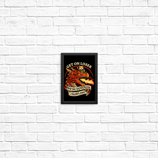 Dungeon Crawling Dragon - Posters & Prints