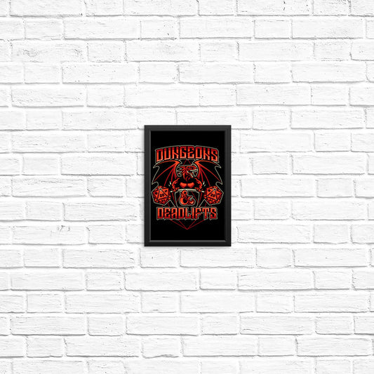 Dungeons and Deadlifts - Posters & Prints