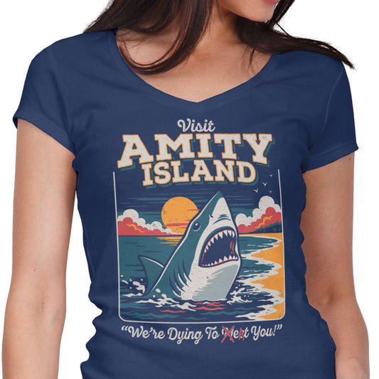 Dying to Eat You - Women's V-Neck