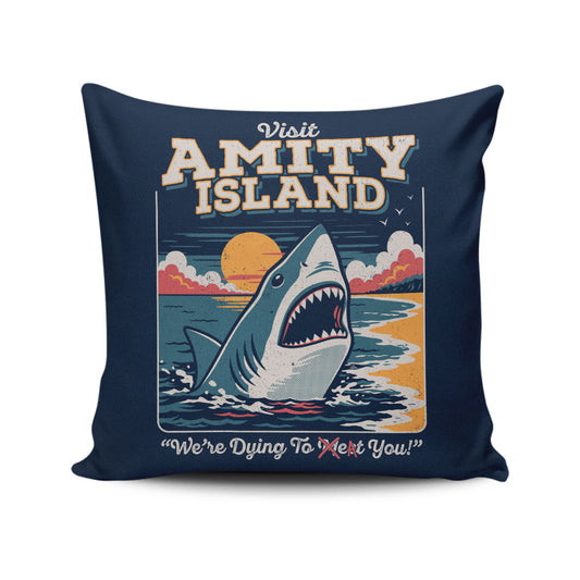 Dying to Eat You - Throw Pillow