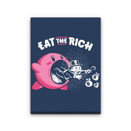 Eat the Rich - Canvas Print