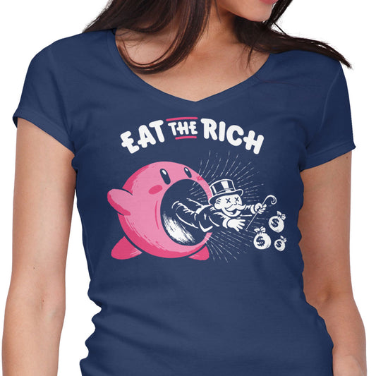 Eat the Rich - Women's V-Neck
