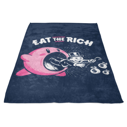 Eat the Rich - Fleece Blanket