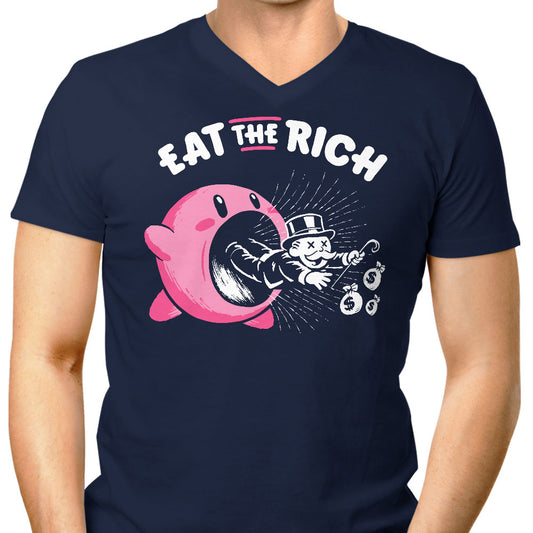 Eat the Rich - Men's V-Neck