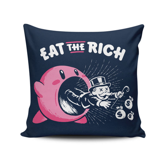 Eat the Rich - Throw Pillow