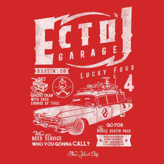 Ecto-1 Garage - Wall Tapestry